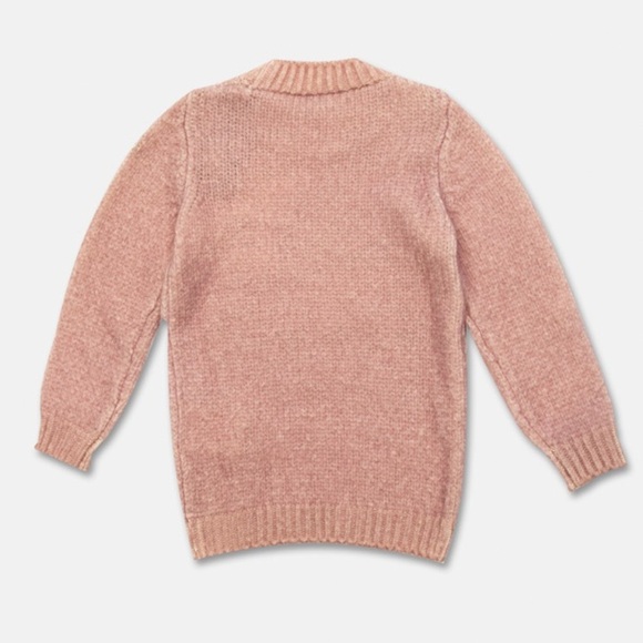 MONCLER ENFANT Long Sleeved Wool Blend Crew Neck Sweater Dress Little Girls Sz.6 - Picture 4 of 15